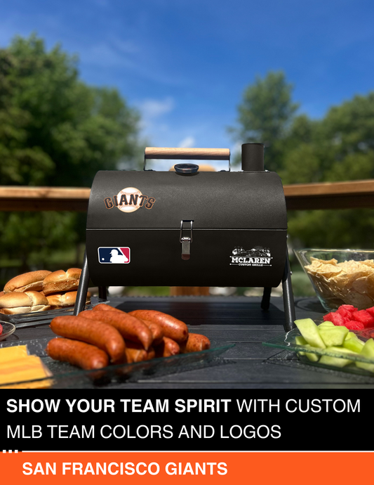 San Francisco Giants Portable Dual Surface Charcoal Grill