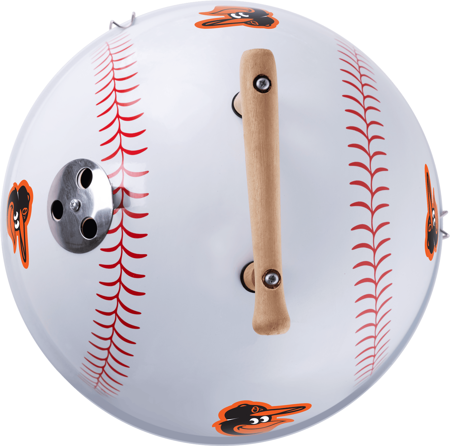 Baltimore Orioles 13" Steel Charcoal Baseball Grill