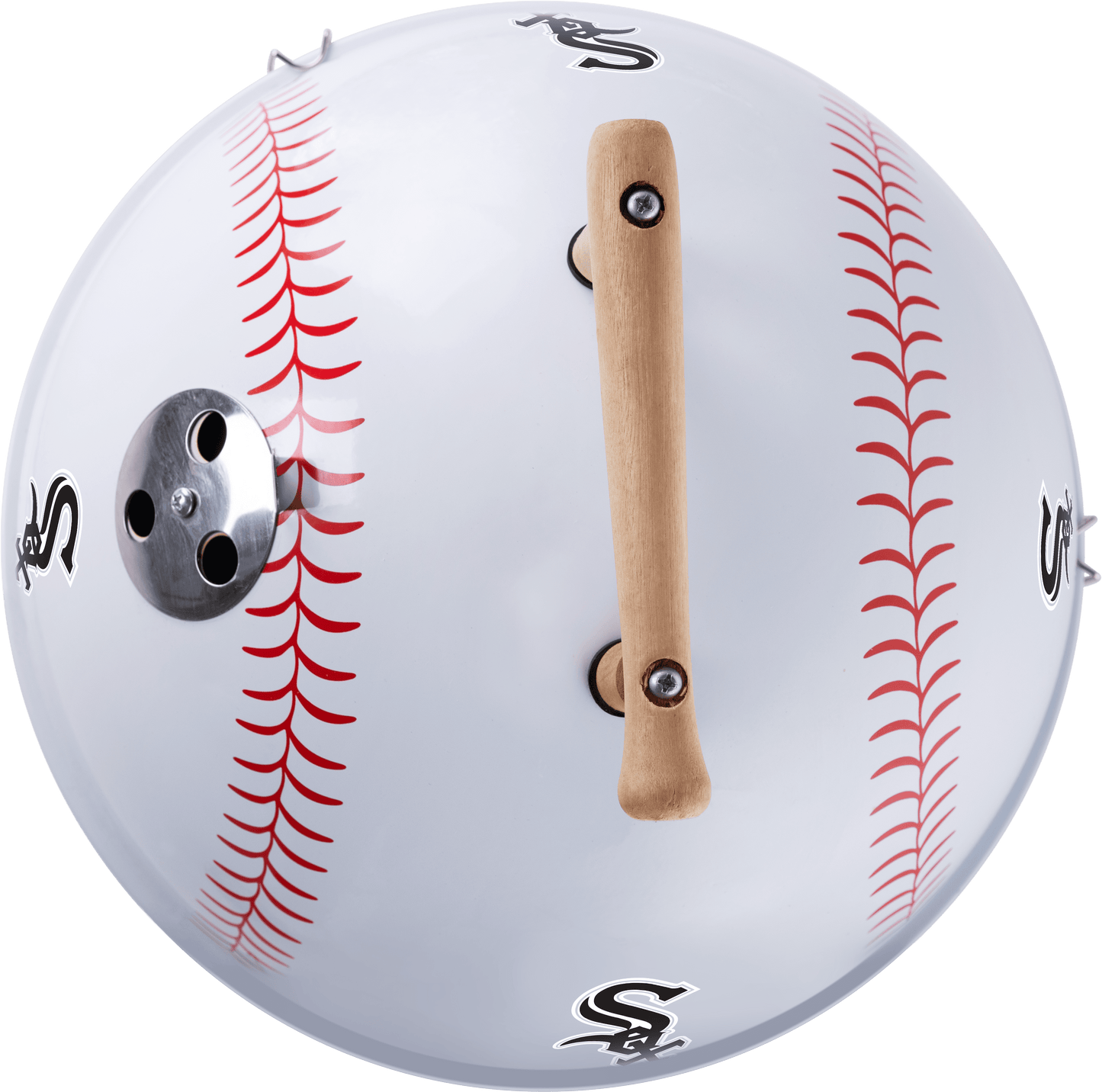 Chicago White Sox 13" Steel Charcoal Baseball Grill