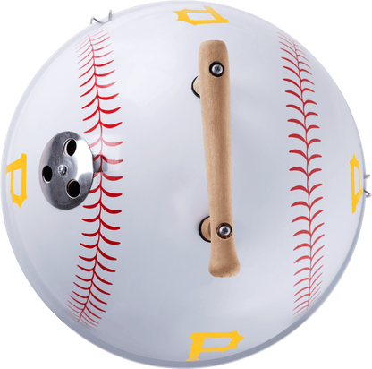 Pittsburgh Pirates 13" Steel Charcoal Baseball Grill