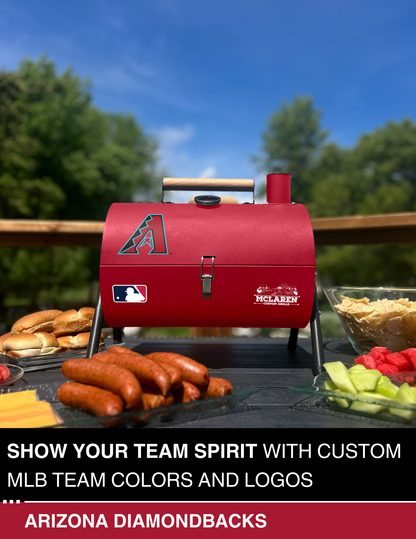 Arizona Diamondbacks Portable Dual Surface Charcoal Grill