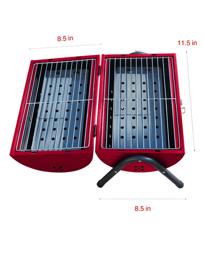 Los Angeles Angels Portable Dual Surface Charcoal Grill