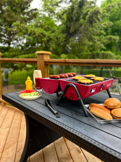 Arizona Diamondbacks Portable Dual Surface Charcoal Grill