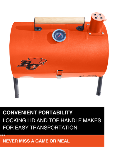 BC Lions Portable Dual Surface Charcoal Grill