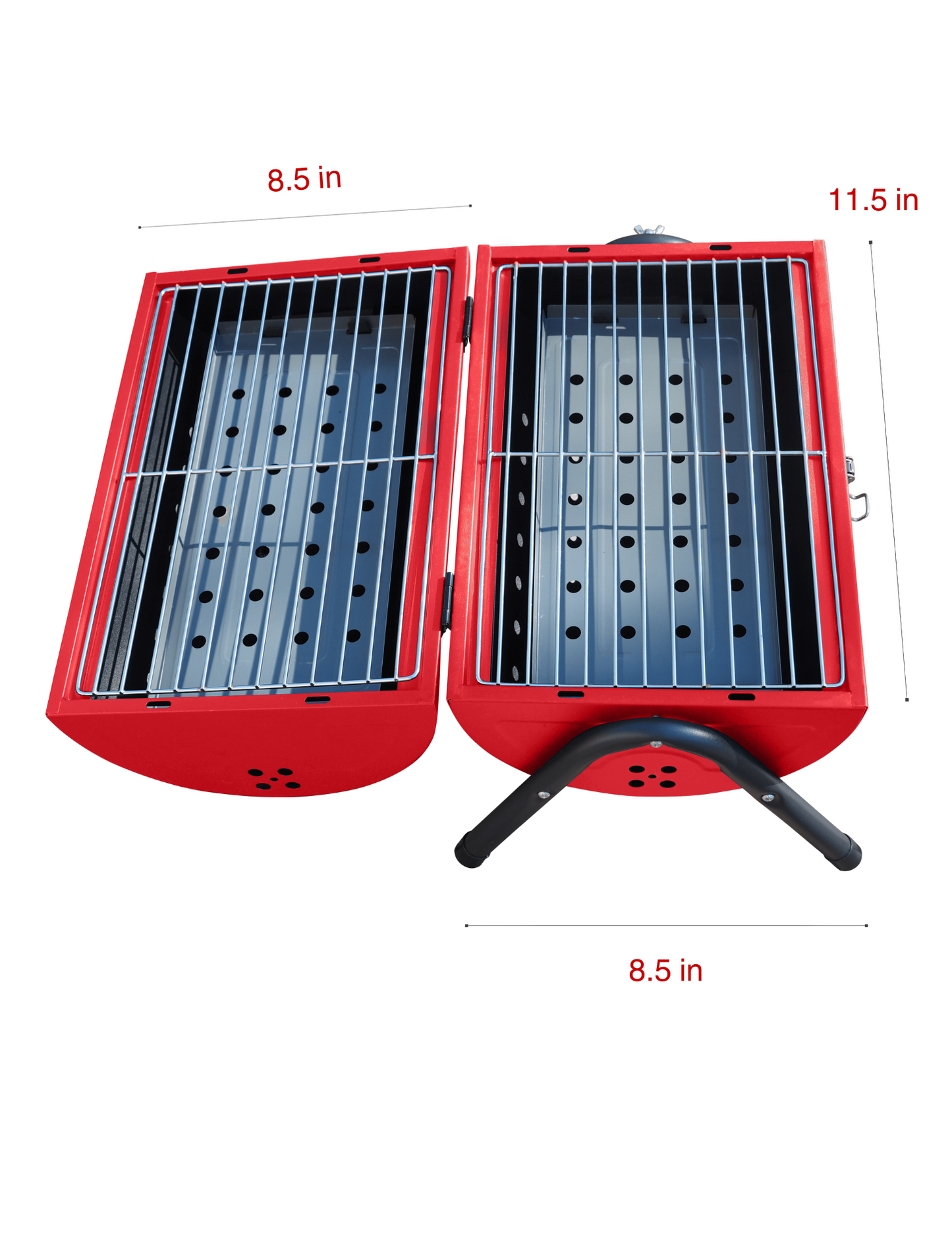 Calgary Stampeders Portable Dual Surface Charcoal Grill