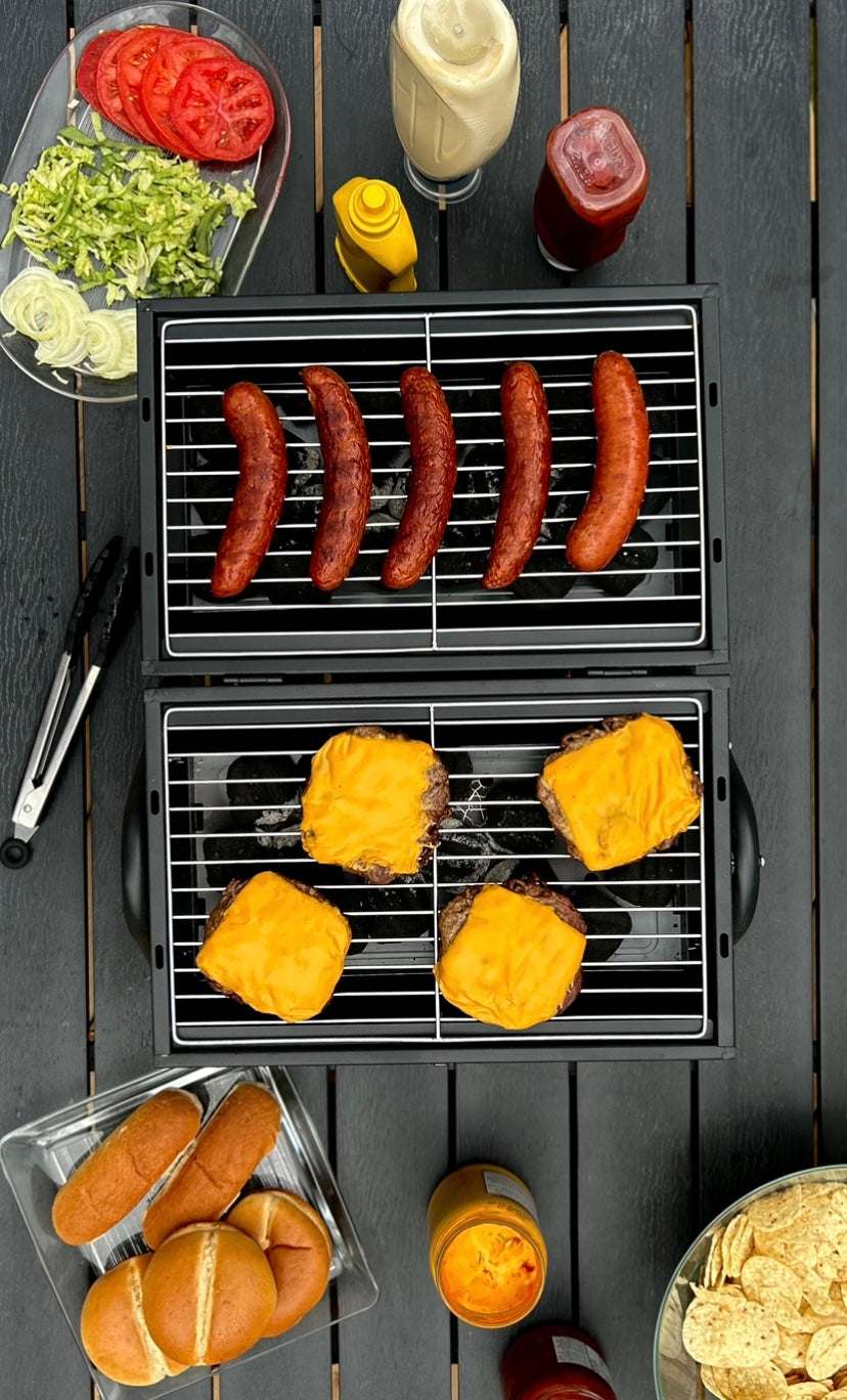 Kyle Busch Dual Surface Charcoal Grill