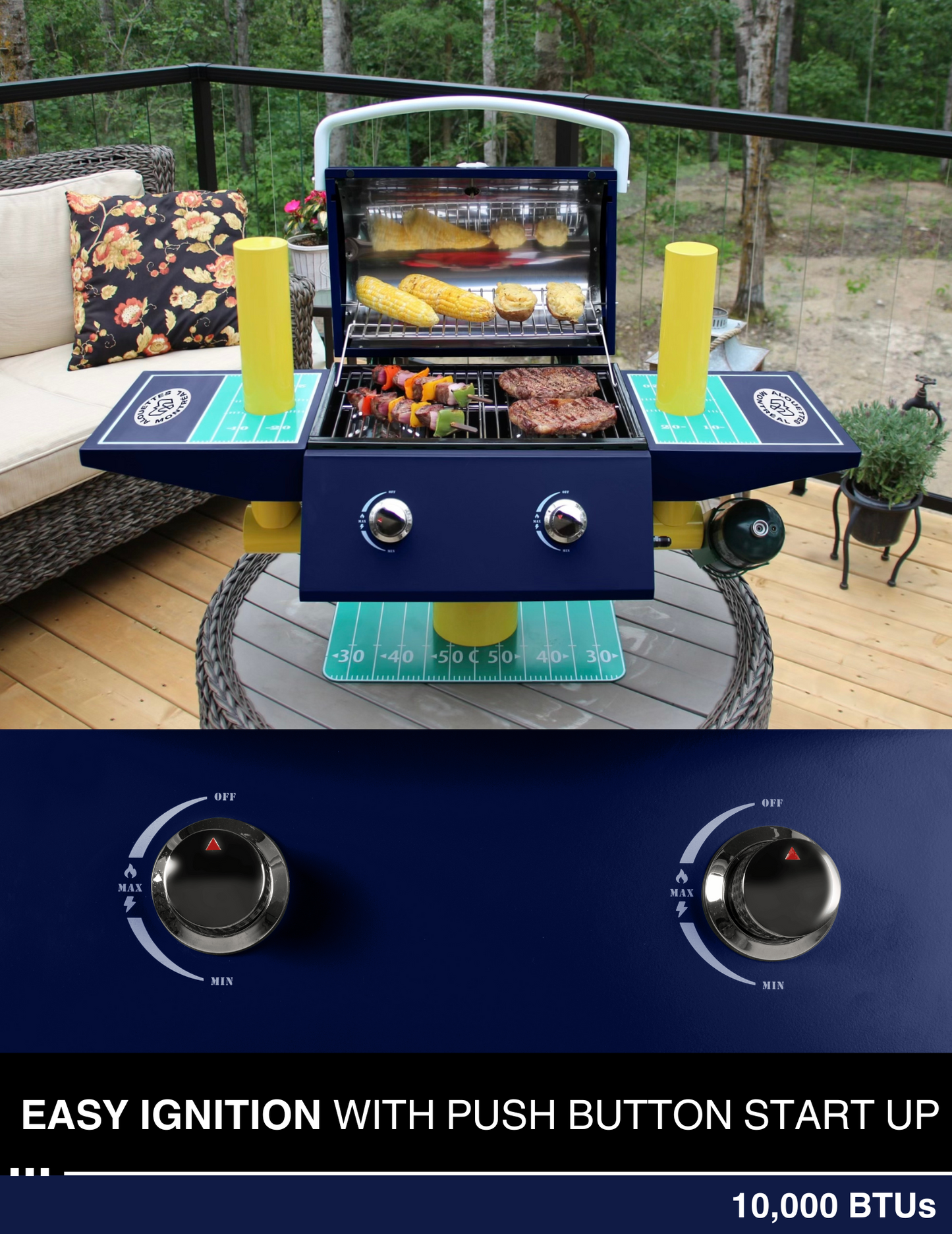 Montreal Alouettes Portable Football Grill