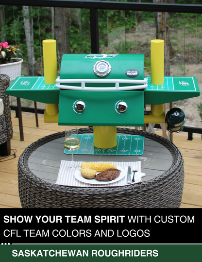 Saskatchewan Roughriders Portable Football Grill