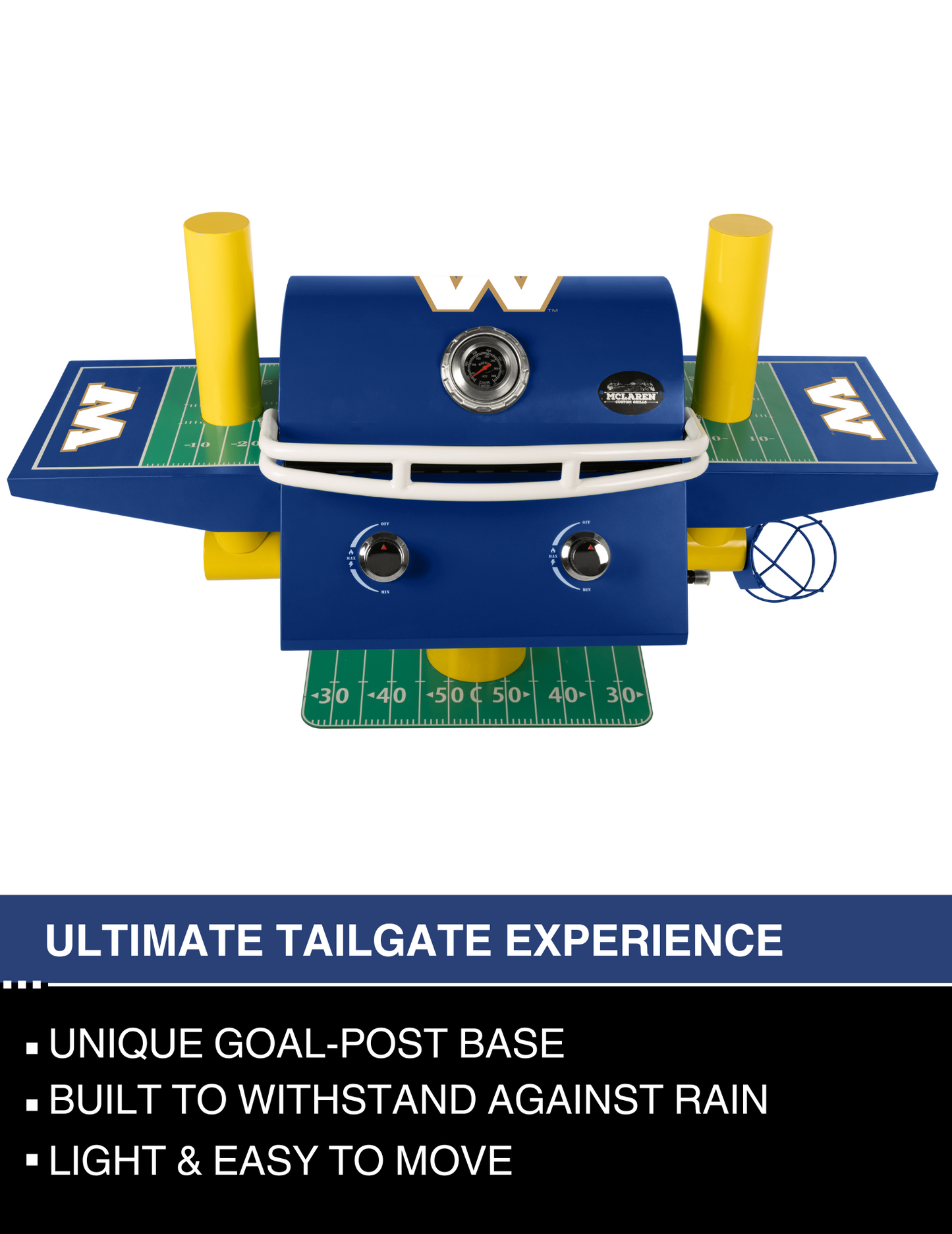 Winnipeg Blue Bombers Portable Football Grill