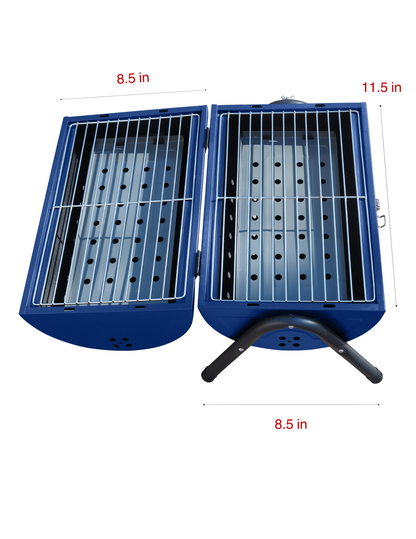 Winnipeg Blue Bombers Portable Dual Surface Charcoal Grill